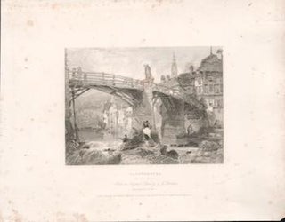 Item #71-1136 Lauffenburg on the Rhine. George Balmer, William Alexander Le Petit, Artist, Engraver