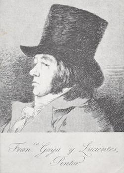 Item #71-1156 Ausstellung von Graphik: Francisco de Goya. Exhibition at Kernfeld and Klipstein,...