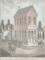 Item #71-1251 J.J. Hansberger Store, Baltimore, Ohio. Anonymous Artist, 19th Century American