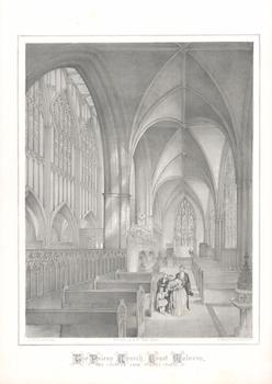 Item #71-1404 The Priory Church. Great Malvern, The Cancel from St. Ann’s Chapel. Edward H....