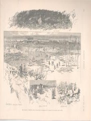 Item #71-1423 The Cyclone in Minnesota. From May 1, 1886 issue of Harper’s Weekly, Volume XXX,...