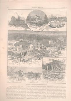 Item #71-1425 Destroyed by a Cyclone. From August 6, 1881 issue of Harper’s Weekly....