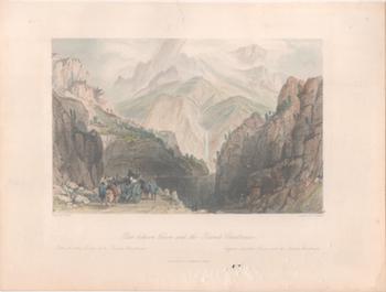 Allom, Thomas (1804-1872, Illustrator); J. Cousen (Engraver) - Pass between Voiron and the Grande Chartreuse