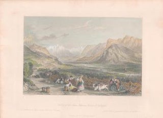 Item #71-1505 Valley of the Isere, between Voirons & Voireppe. Thomas Allom, A. Willmore, Engraver