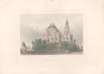 Allom, Thomas (1804-1872, Illustrator); J. Sands (Engraver) - The King's Chapel at Dreux