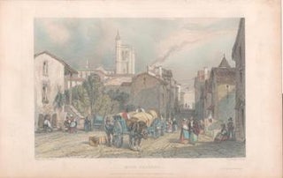 Item #71-1513 Mont Ferrand, France. James Duffield Harding, J. Fisher, Engraver