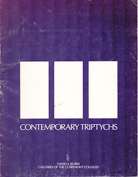 Item #71-1875 Contemporary Triptychs. Exhibition at Montgomery Art Gallery, Pomona College,...