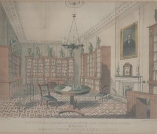 Item #71-2106 View of the Principal Library, 12, Grove End Road, St. John’s Wood, London; the...