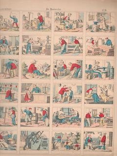 Item #71-2112 Die Handwerker, Les metiers, No. 21. 19th Century German artist
