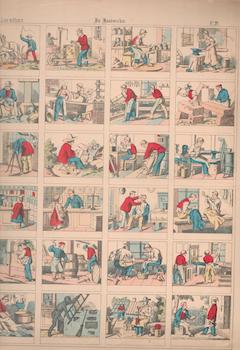 Item #71-2112 Die Handwerker, Les metiers, No. 21. 19th Century German artist