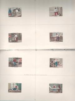 Item #71-2118 [Scenes of Workers: Le Laboureur, Le Macon, Le Forgeron, Le Menuisier, Le...