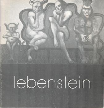 Item #71-2194 Lebenstein. (Exhibition at Bodley Gallery, New York, 14 November - 2 December 1972). David Mann, Mrs. Walter F. Pape Jr., Jan Lebenstein.