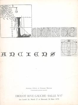 Item #71-2328 Livres Anciens. (Auction catalogue, Drouot, Paris, 26-28 March 1979). Drouot, Paris