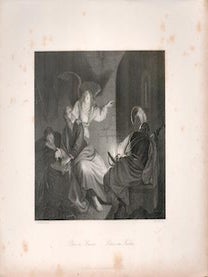 Peter in Prison. Merkel . After Gerard van, Engraver.