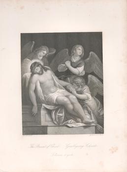Item #71-2341 The Burial of Christ. T. L. . After Salviati Raab, Engraver