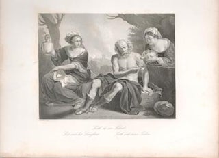 Item #71-2344 Loth et ses Filles. D. J. . After Guercino Pound, Engraver