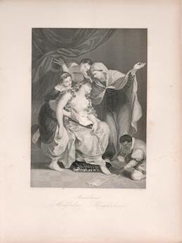 Item #71-2358 Magdalena. T. . After Marc Antonio Franceschini Jahnige, Engraver