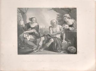 Item #71-2404 Lot and His Daughters. D. J. . After Guercino Pound, Engraver
