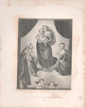 Item #71-2411 Die Madonna des heiligen Sixtus. A. . After Raphael Da Urbino Duncan, Engraver