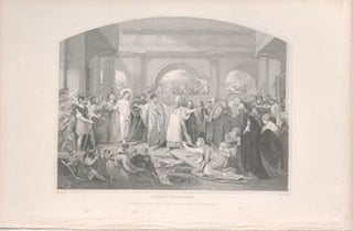Item #71-2479 Christ Rejected. J. H. . After Benjamin West Watt, Engraver