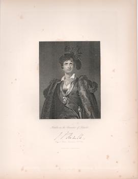 Item #71-2487 Kemble in the Character of Hamlet. George . After Sir Thomas Lawrence Adcock, Engraver