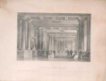 Le Keux, J. H. (Engraver). After Thomas Allom - Saloon of Louis Philippe, Fontainbleau