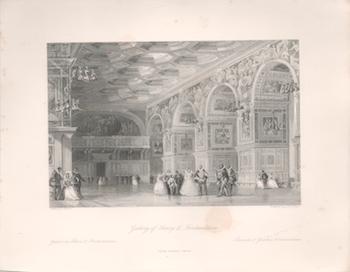 Le Keux, J. H. (Engraver). After Thomas Allom - Gallery of Henry II Fontainbleau