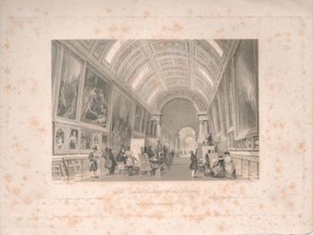 Allen, James Baylis (Engraver). After Thomas Allom - The Grand Gallery of the Louvre