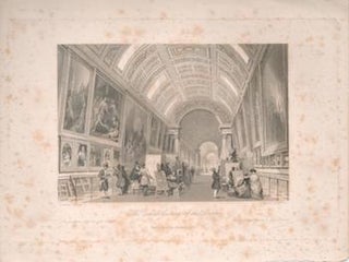 Item #71-2674 The Grand Gallery of the Louvre. James Baylis . After Thomas Allom Allen, Engraver