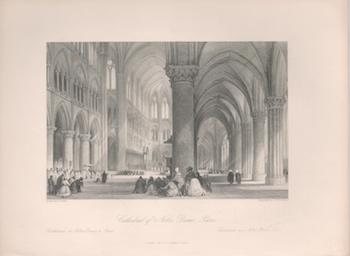 Le Keux, J. H. (Engraver). After Thomas Allom - Cathedral of Notre Dame, Paris