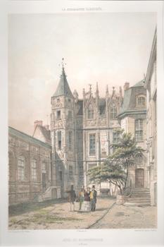 Item #71-2861 La Normandie Illustree: Hotel du Bourgtheroulde a Rouen. Bachhelier, After Felix...