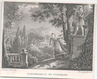 Item #71-2935 Mademoiselle de Clermont. Francois . After Lemercier Janet, Engraver, Charles Nicolas