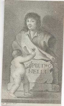 Item #71-2949 Bust of Pietro Nelli. 19th Century Engraver