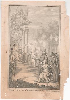 Item #71-2990 Histoire du Christianism des Indes. 18th Century Engraver