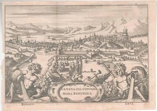 Item #71-2991 Geneva Gia Contado Hora Republica. 17th Century Engraver