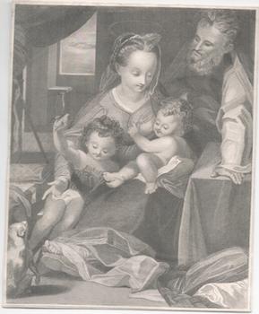 Item #71-3007 [The Holy Family and St. John the Baptist]. Francois Pigeot, French Engraver