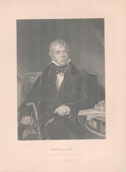 Item #71-3052 Sir Walter Scott. [Scottish historian, novelist, poet, and playwright, 1771-1832]. 19th Century Engraver, after Sir Thomas Lawrence.