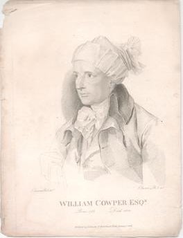 Item #71-3062 William Cowper Esqr. [English poet, 1731-1800]. Francesco Bartolozzi, After Sir Thomas Lawrence, Engraver.
