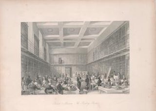 Item #71-3114 British Museum-The Reading Room. Henry Melville, After Thomas Hosmer Shepherd,...