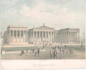 Item #71-3120 The British Museum. J. Arnout, After Thomas Hosmer Shepherd, Lithographer.