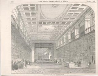 Item #71-3121 British Museum-The Royal or King’s Library, London. 19th Century Engraver
