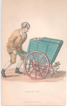 Item #71-3133 Baker’s Man. 19th Century Engraver