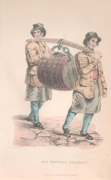 Item #71-3134 Ale Brewer’s Draymen. 19th Century Engraver