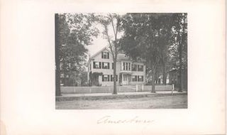 Item #71-3182 Amesbury, John Greenleaf Whiitter’s (1807-1892) house. 19th Century Photographer