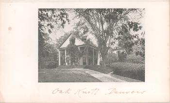 Item #71-3183 Oak Knoll, Danvers, John Greenleaf Whiitter’s (1807-1892) house. 19th Century Photographer.