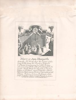 Item #71-3193 Mary & Ann Hogarth. Trade care for Mary & Ann Hogarth, the Old Frock Shop. William...