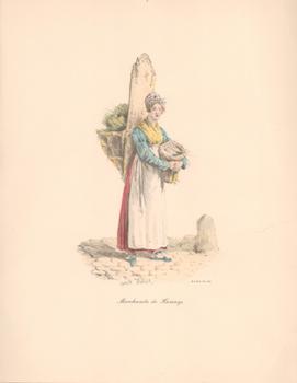 Item #71-3212 Merchande de Harengs (Herring Seller). After Carle Vernet, French.