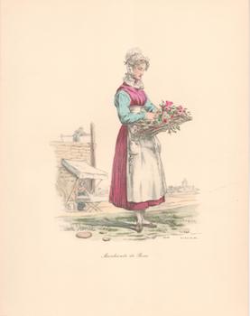Item #71-3216 Merchande de Roses (Rose Seller). After Carle Vernet, French.