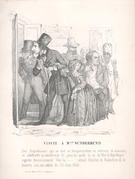 Item #71-3298 Visite a Mme. Sunderbund. 19th Century French Artist