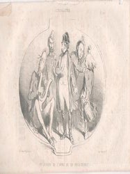 Item #71-3299 Actualities-Interieur de l’urne de la Presidence, ou sont figures Ledru-Rollin et...